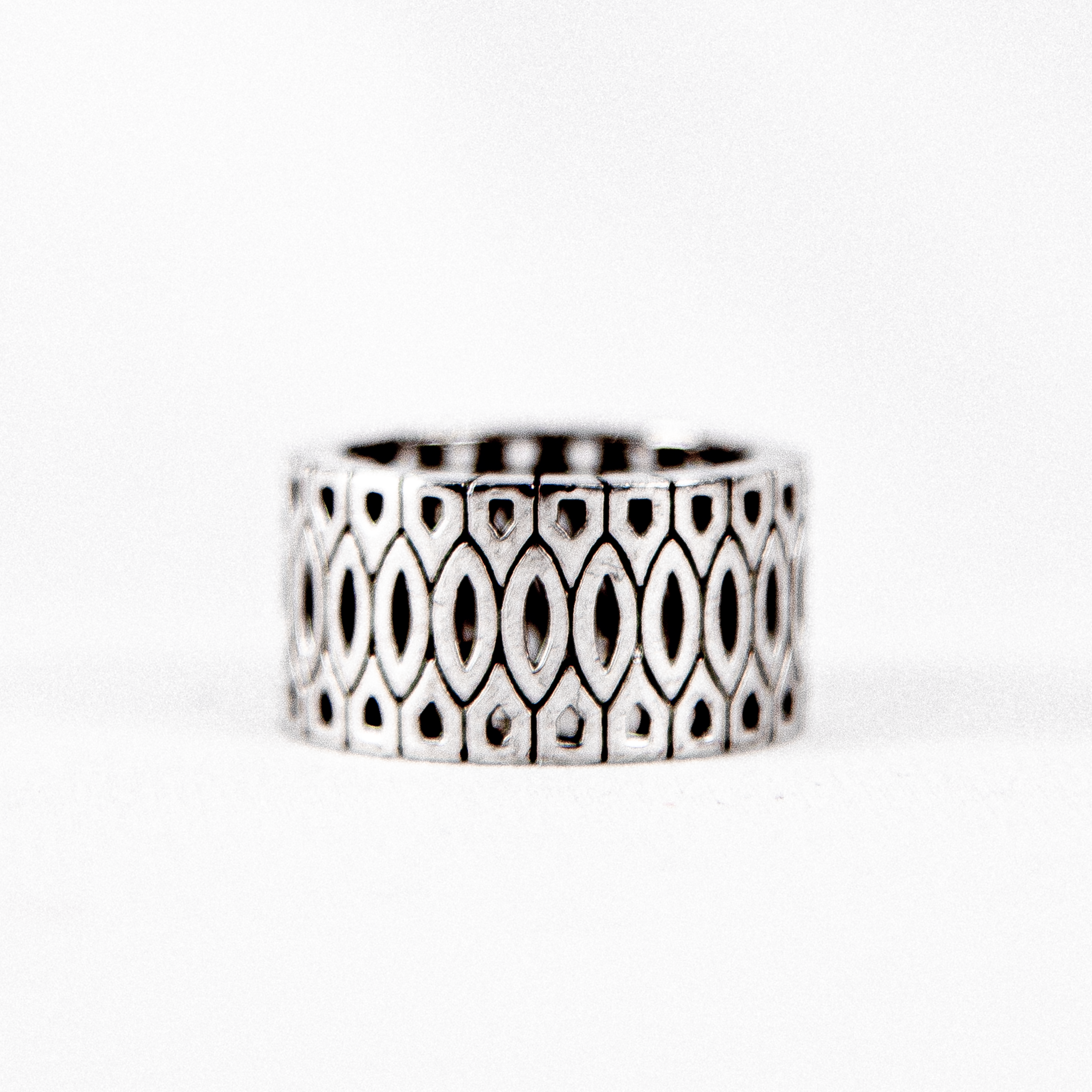 Anneau vintage : Géométrie (A925)