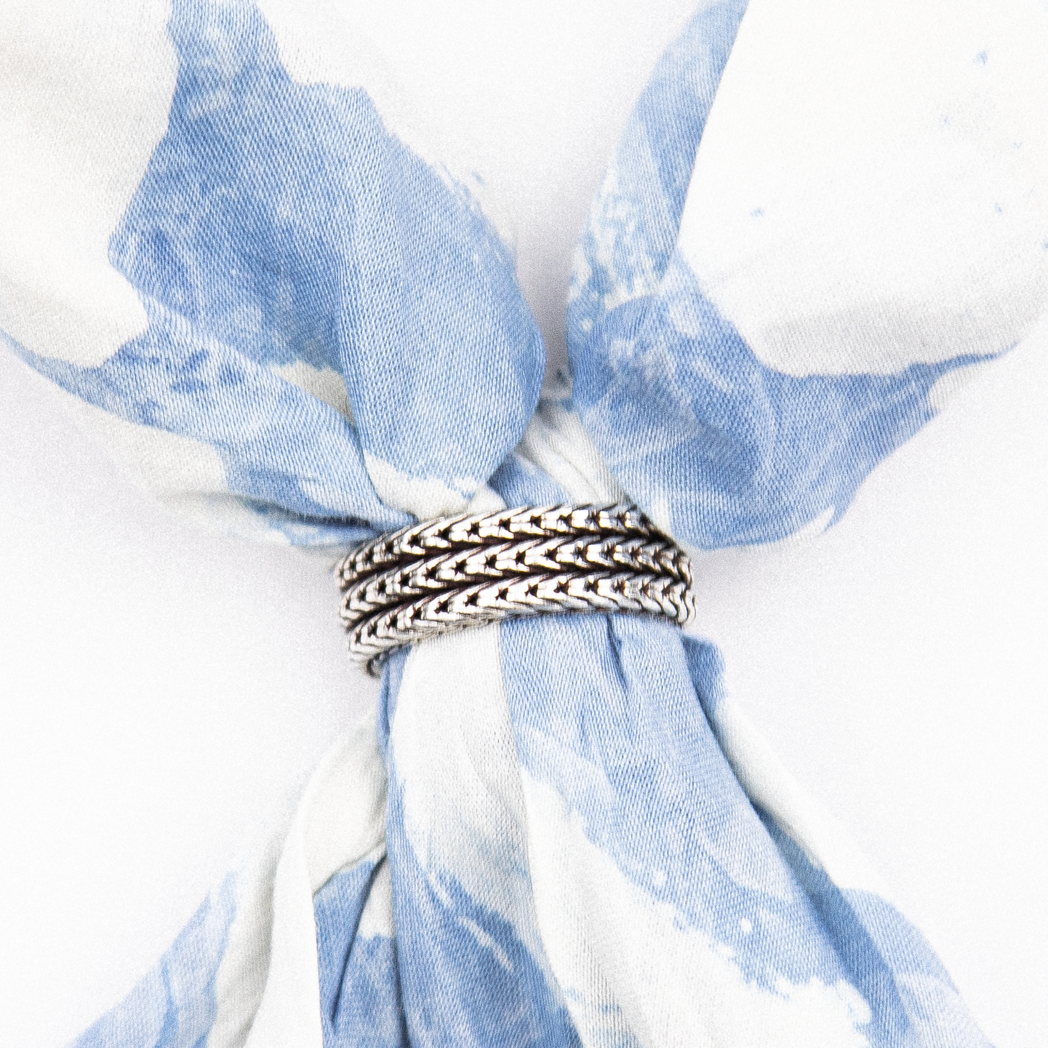 Anneau vintage : Cordage (A925)